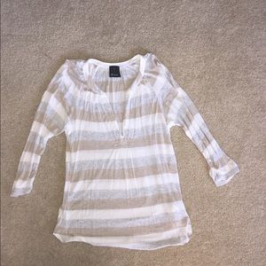 Anthropologie Ella Moss 3/4 sleeve top.